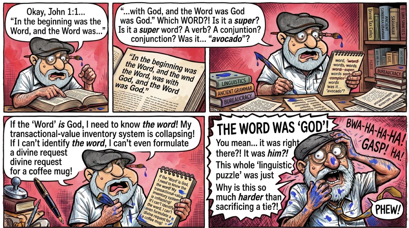 John 1:1 — The Word Was God. Panel 4.