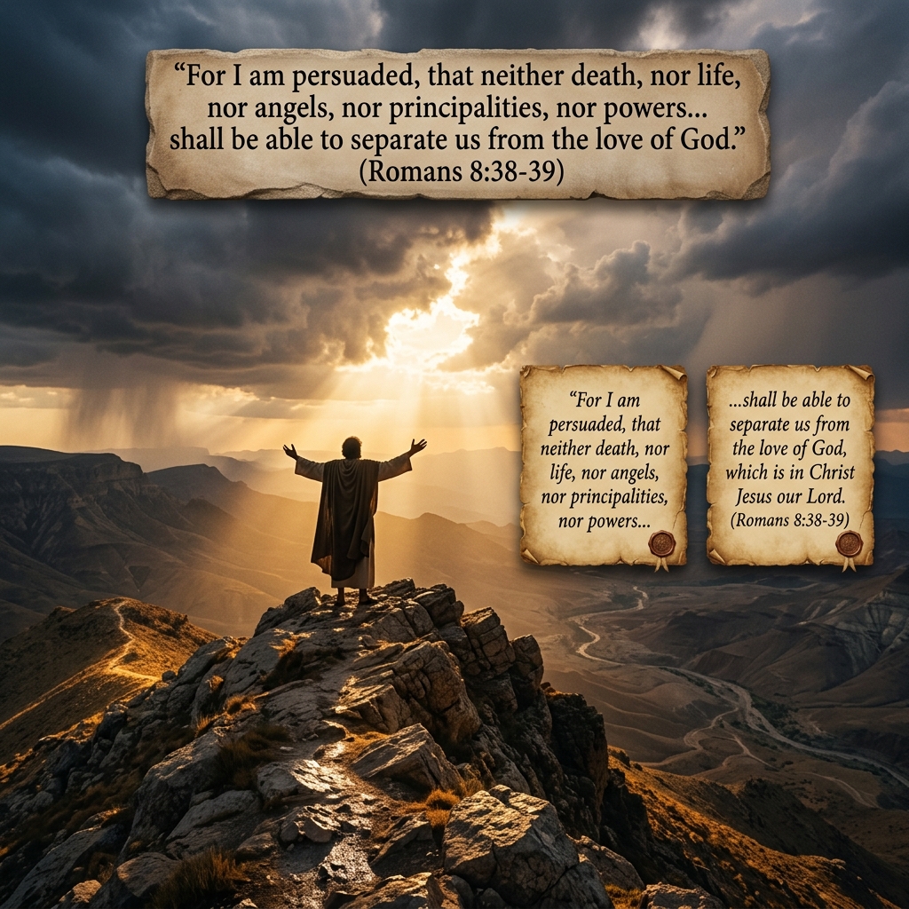 Nothing shall separate us from the love of God — Romans 8