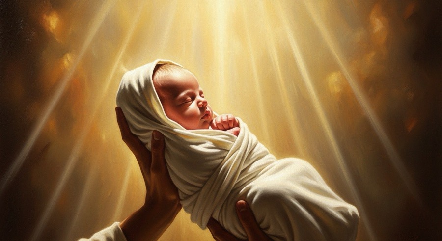 Bible verse for a new baby