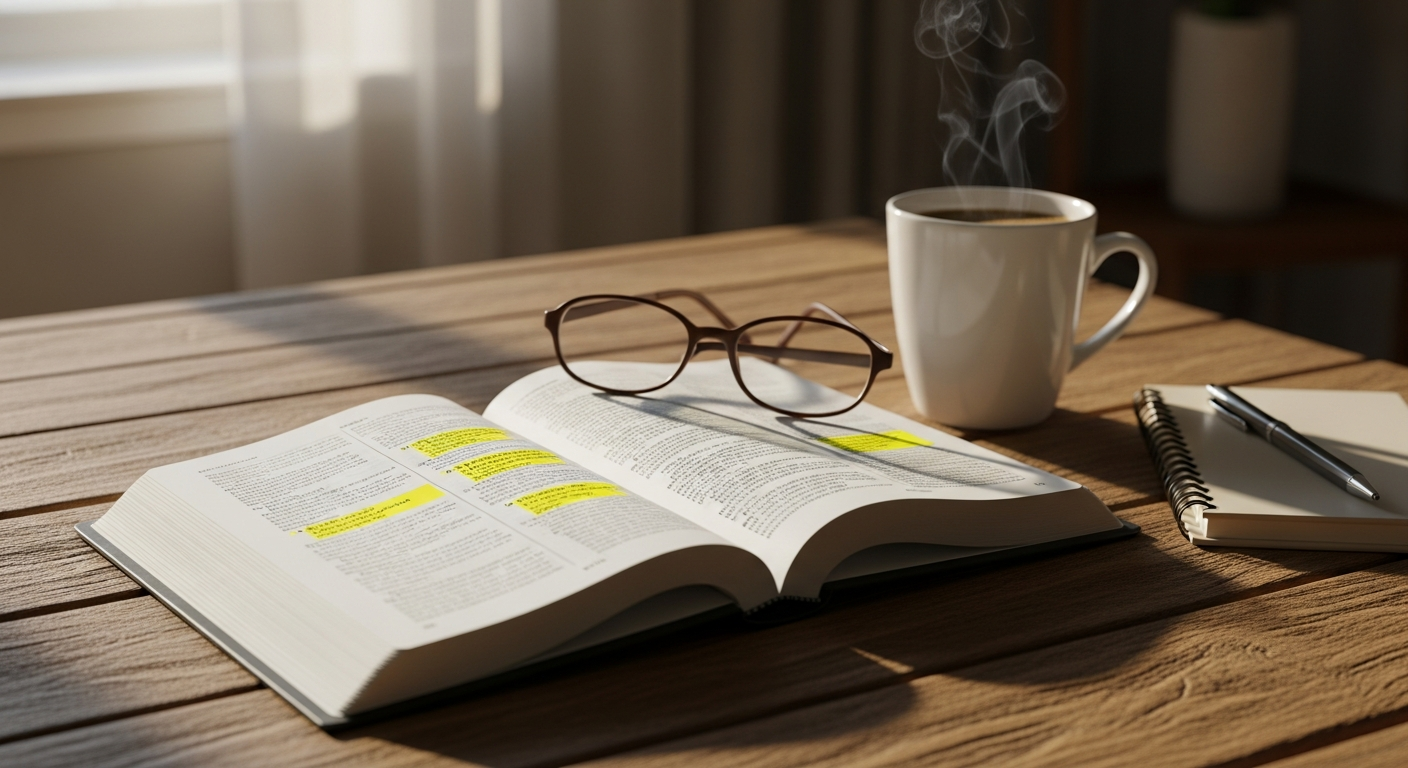 Bible verse for quiet time