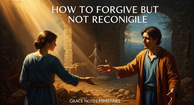 How to forgive but not reconcile