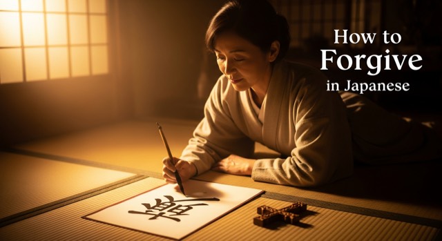 How to Forgive in Japanese
