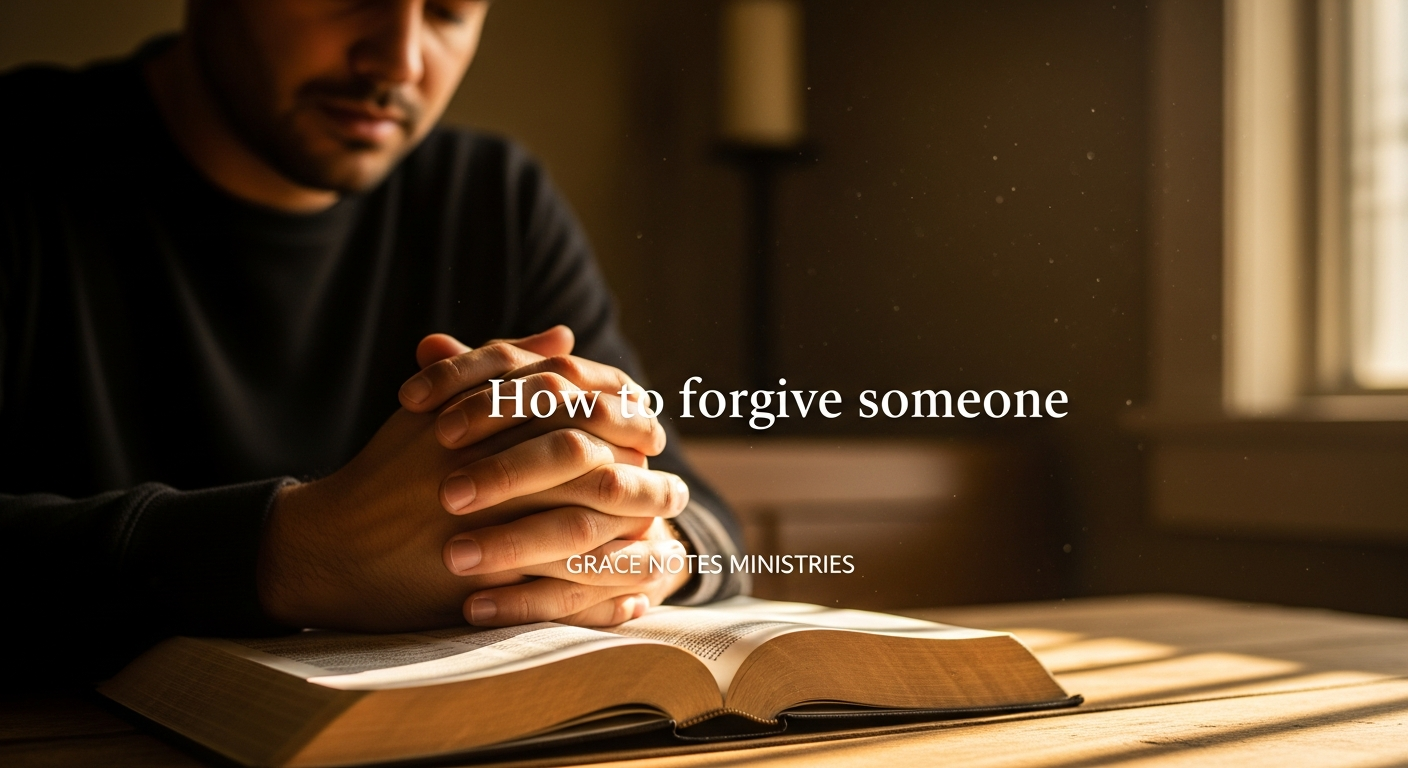 How to forgive someone