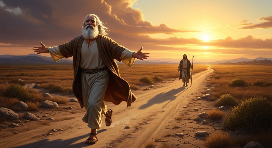 The Prodigal Son Was Running Before He Arrived