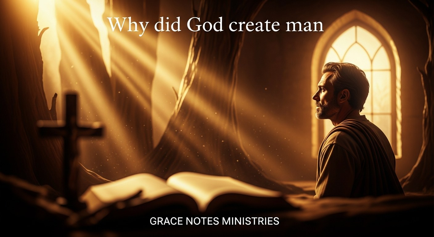 Why did God create man