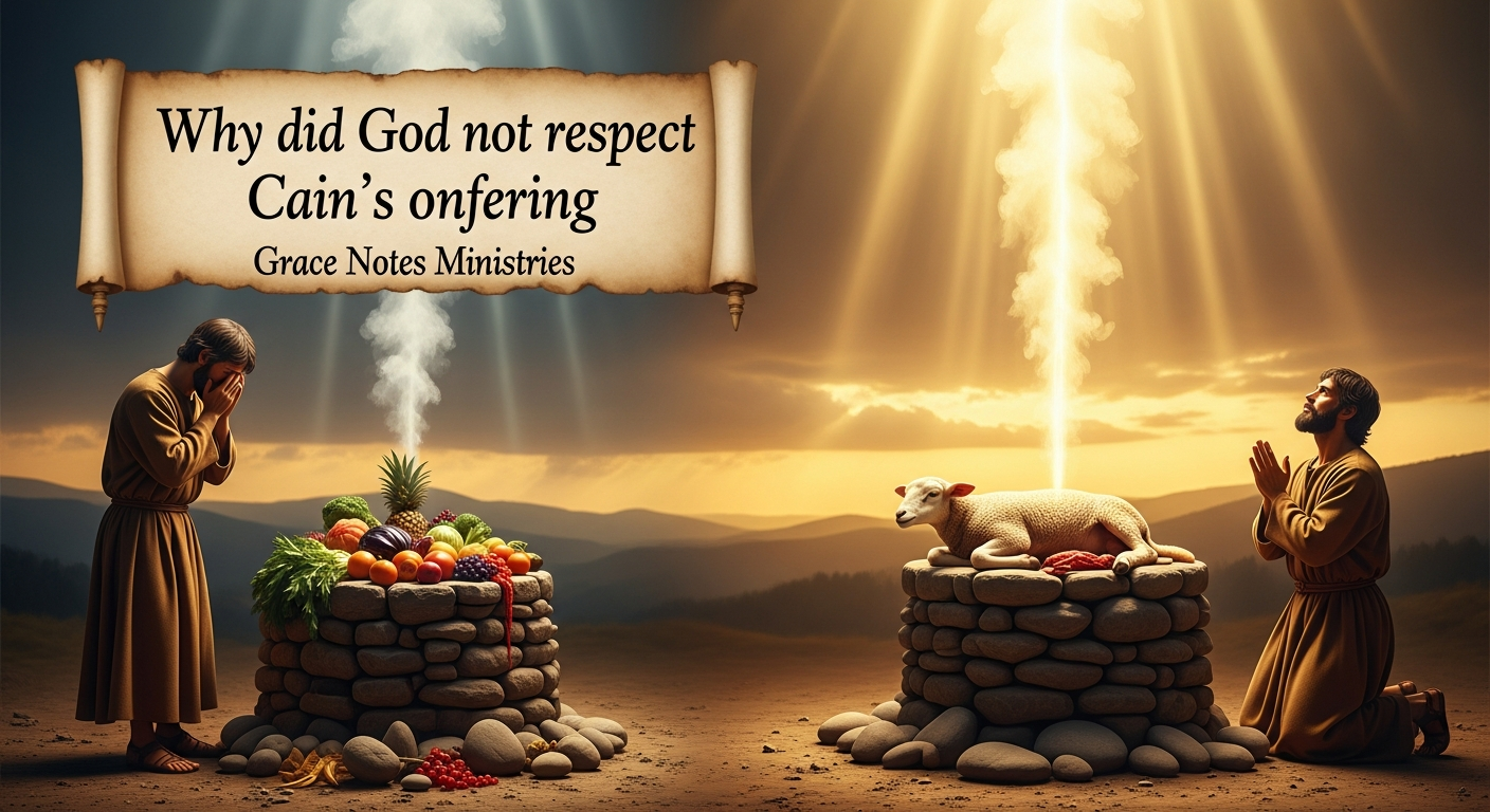 Why did God not respect cain's offering