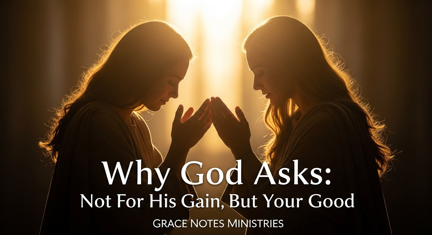 Why God Asks: Not for His Gain, But Your Good