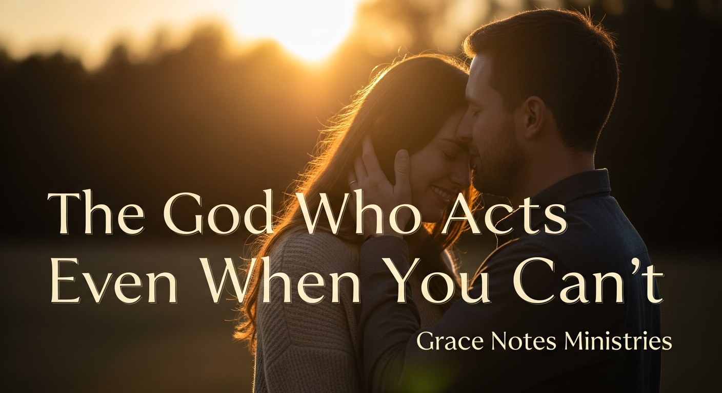 The God Who Acts Even When You Can't
