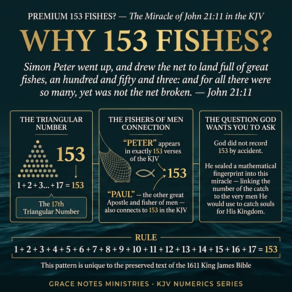 Why 153 Fishes — The triangular number, Peter, Paul, and the KJV