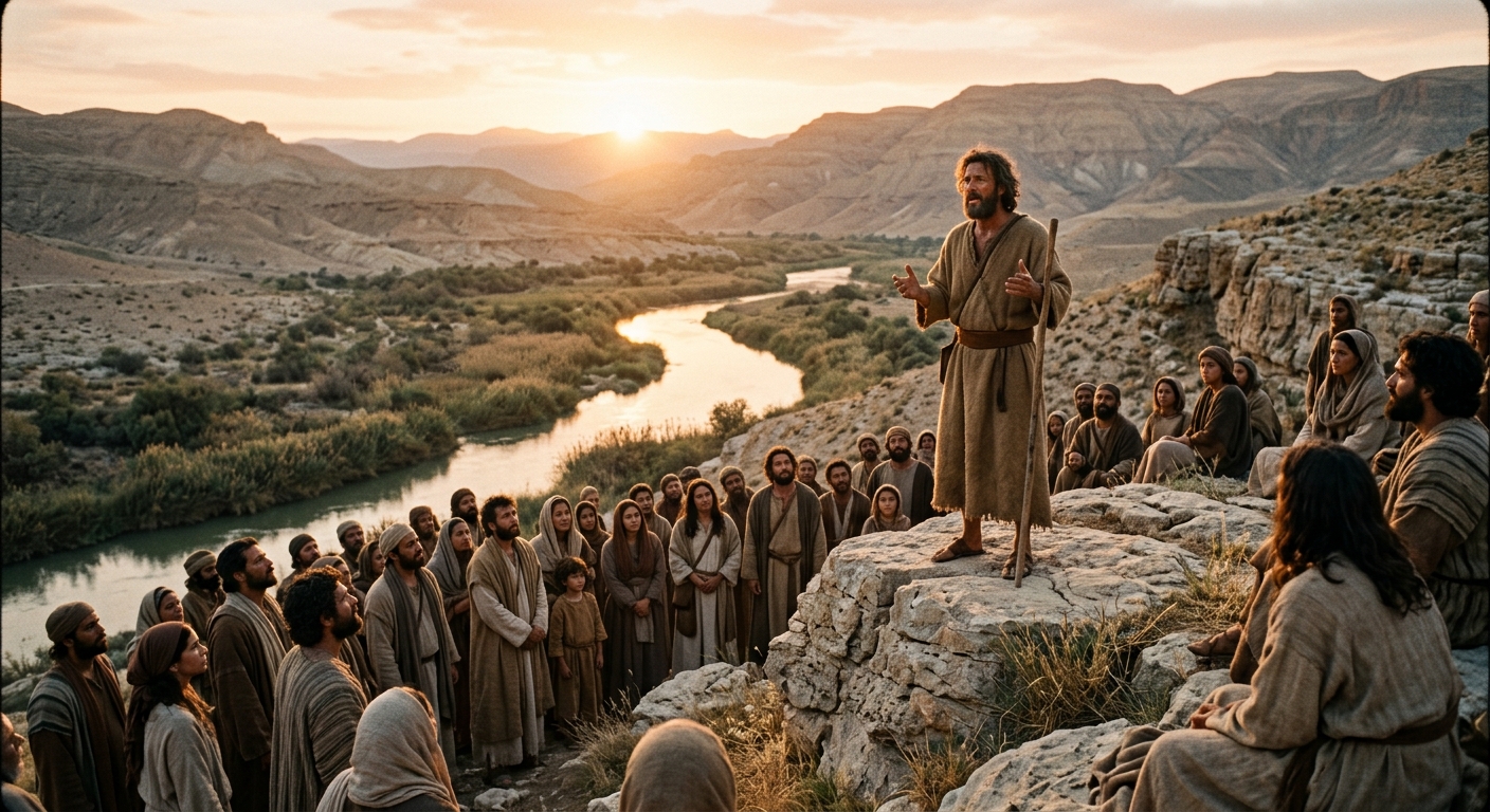 Luke 3 Biblical Illustration